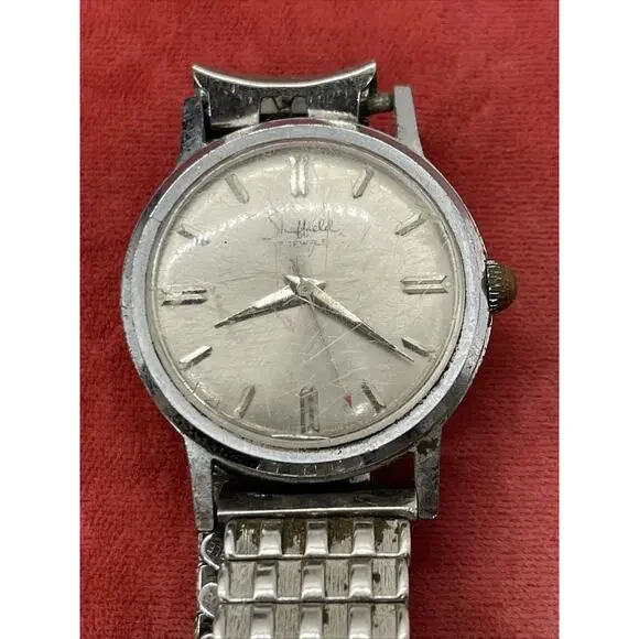 Vintage Sheffield 17 Jewel Mechanical Dress Watch REPAIR PARTS